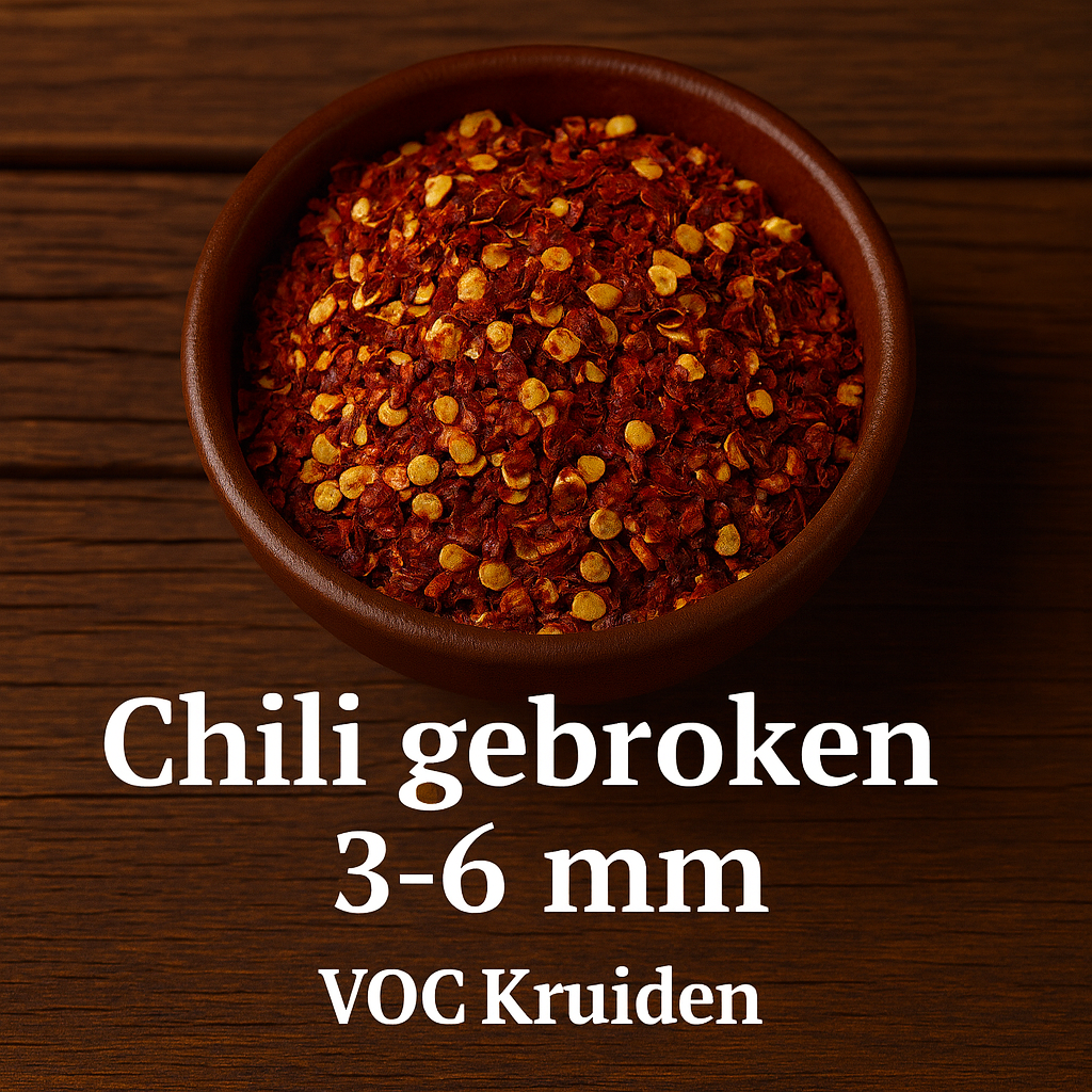 Peper : Chili gebroken 3-6 mm