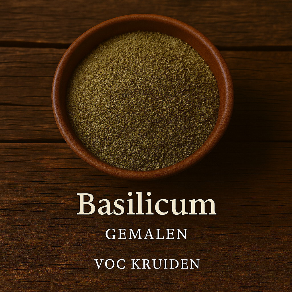 Basilicum gemalen 
