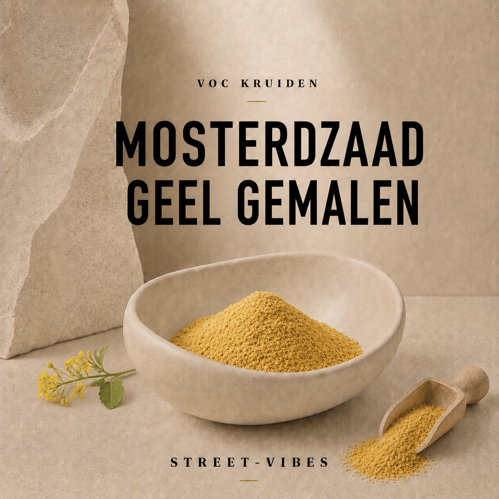 Mosterdzaad Geel Gemalen