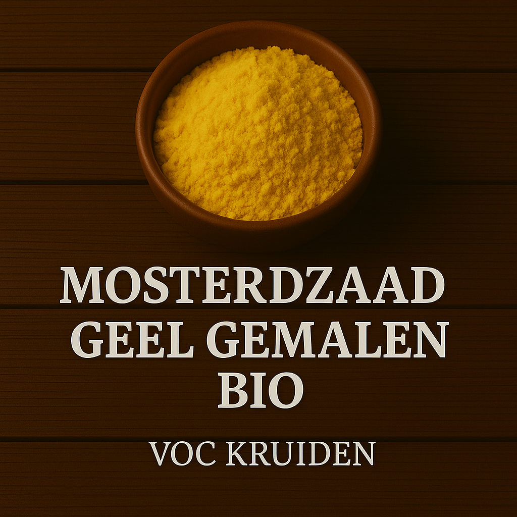 Mosterdzaad Geel Gemalen BIO