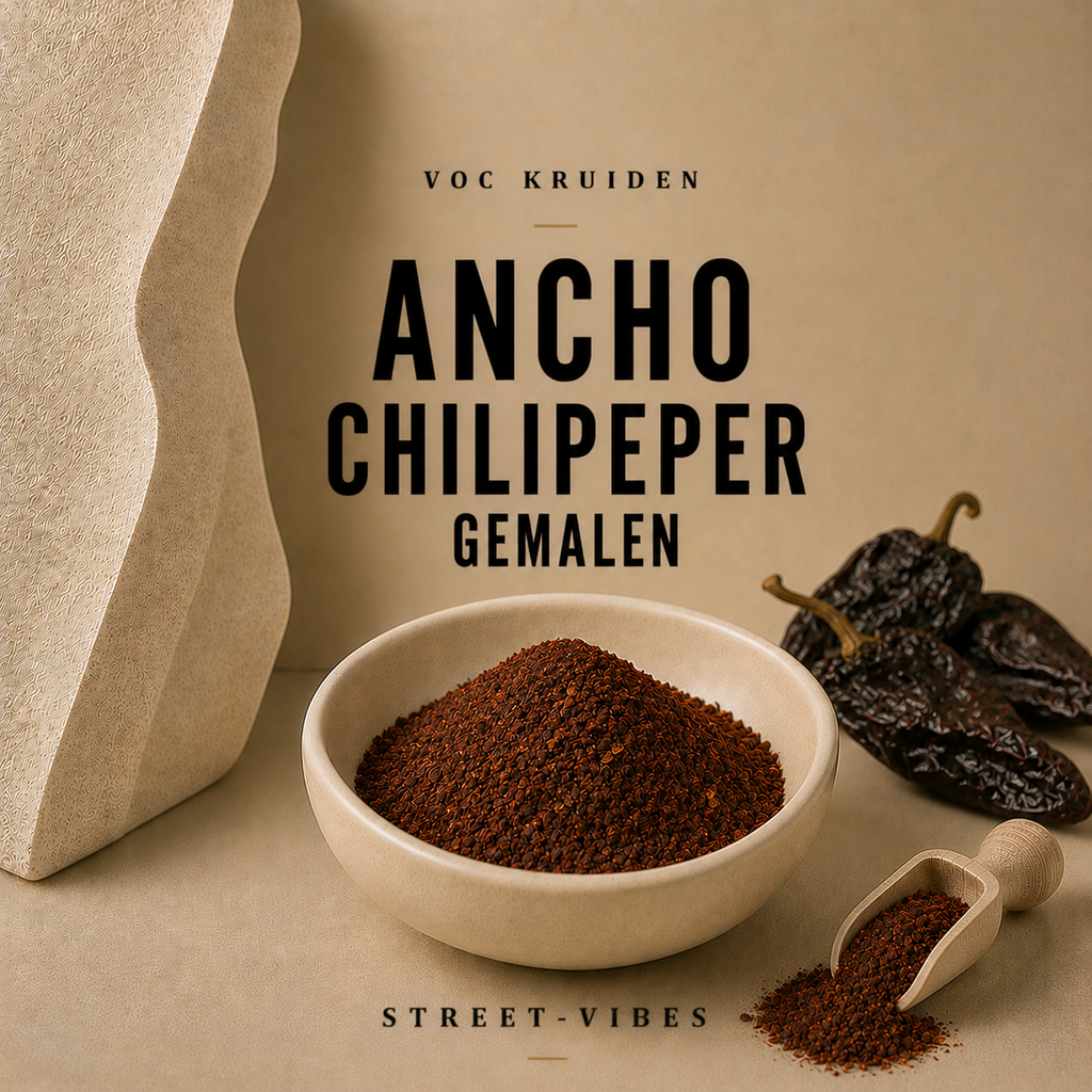 Peper : Ancho Chilipeper Gemalen 500 gram