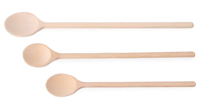 Houten lepel, set van 3