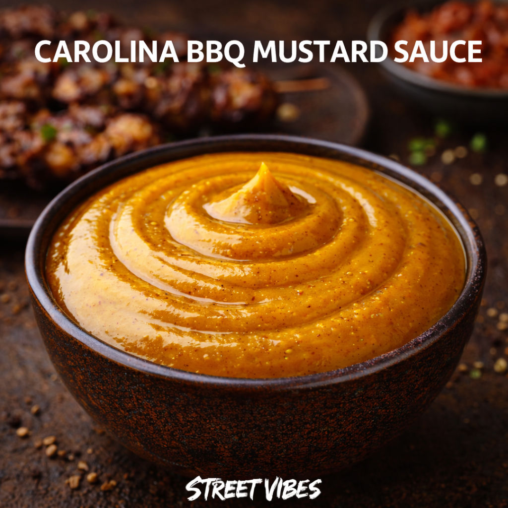 Carolina BBQ Mustard Sauce Lactosevrij / bevat gluten