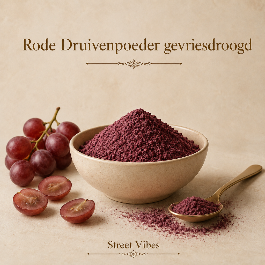 Rode Druivenpoeder Gevriesdroogd 