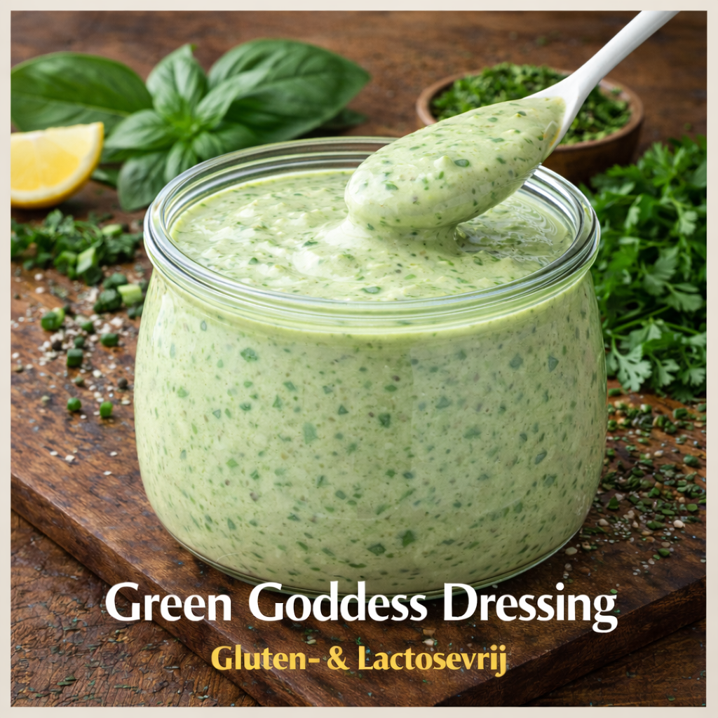 Green Goddess Dressing ( Glutenvrij en Lactosevrij )