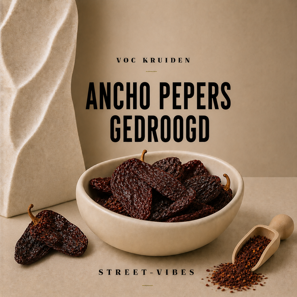 Pepper Collection : Ancho Peper gedroogd heel 500 gram