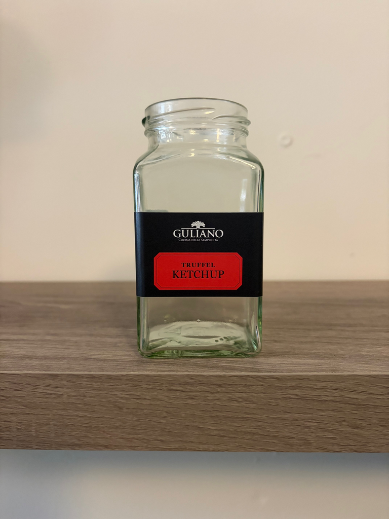 Zalmstraat Guliano : Truffelketchup, doosje van 15 potjes