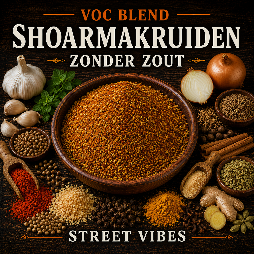 Shoarmakruidenmix zonder zout