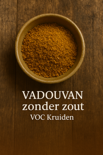 Vadouvan Kruidenmix zonder zout