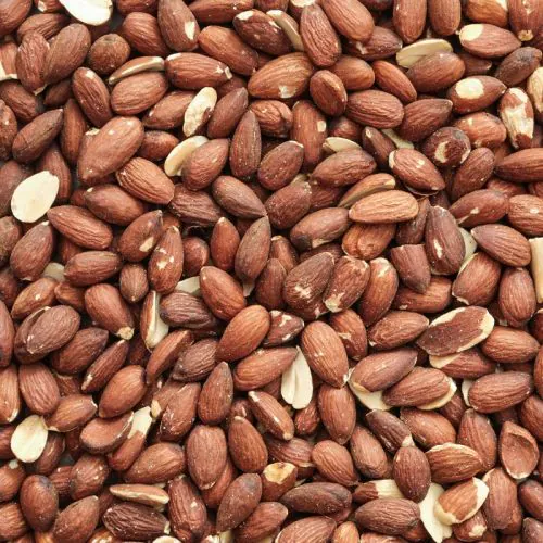 Amandelen bruin geroosterd ongezouten 1000 gram