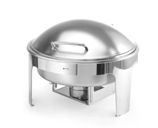 [H470282] Chafing Dish Rond Satin Finish