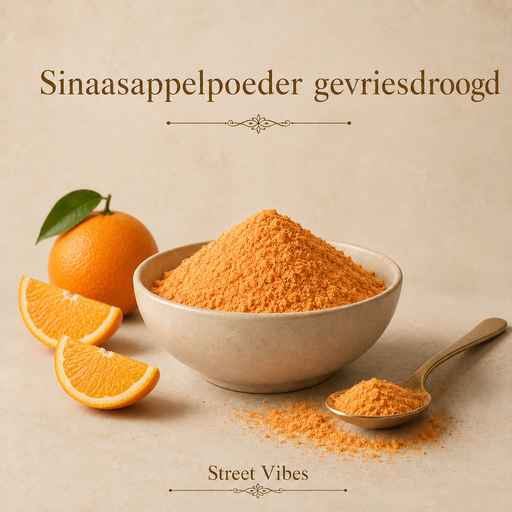 Sinaasappelpoeder Gevriesdroogd 