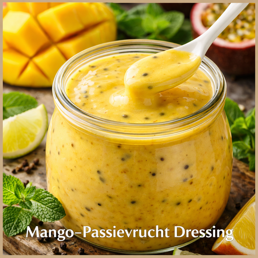 Mango - Passievrucht Dressing ( Gluten en Lactosevrij)