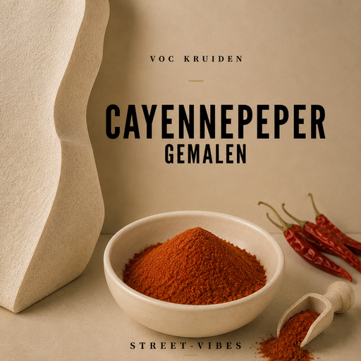 Peper : Cayennepeper Gemalen