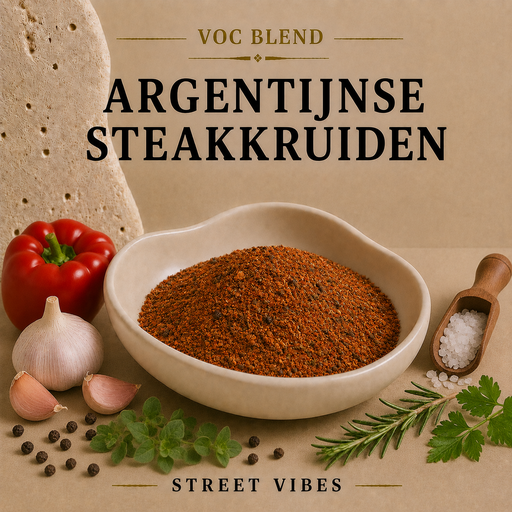 Argentijnse Steakkruiden met zout VOC Blend