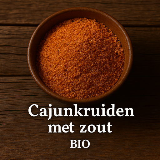 Cajun Kruidenmelange met zout BIO