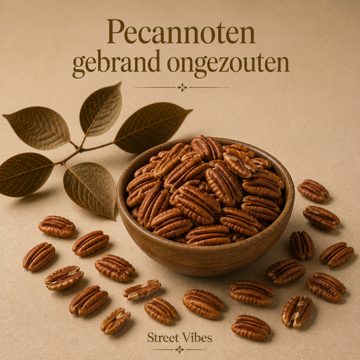 Pecan noten gebrand ongezouten