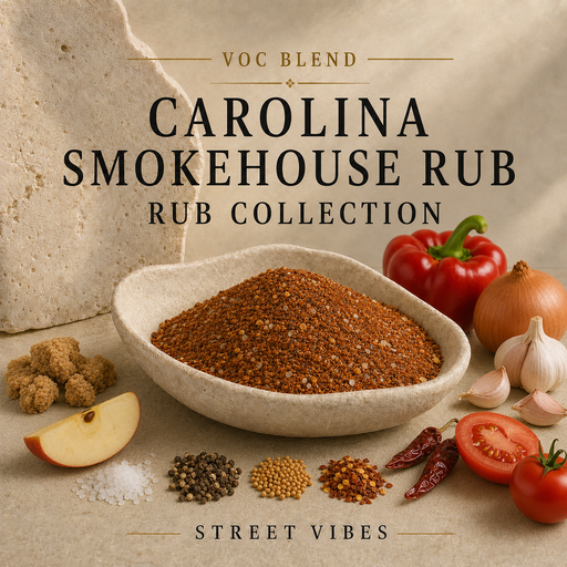 Kruidenrub Collection  : Carolina Smokehouse Rub VOC Blend