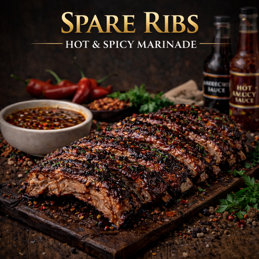 Spare Rib Marinade Hot & Spicy Glutenvrij / Lactosevrij