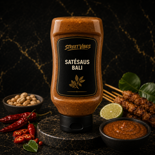 Satehsaus Balinees bevat gluten en Lactose