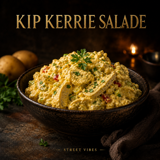 Kip Kerrie Salade