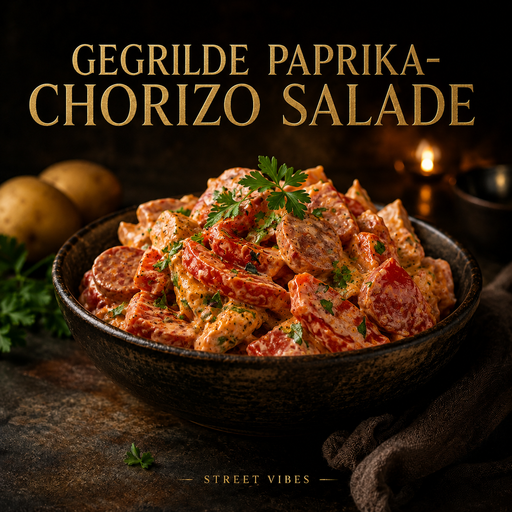 Gegrilde Paprika-Chorizo Salade