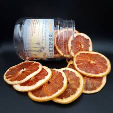 Gedroogde Rode Grapefruitschijfjes