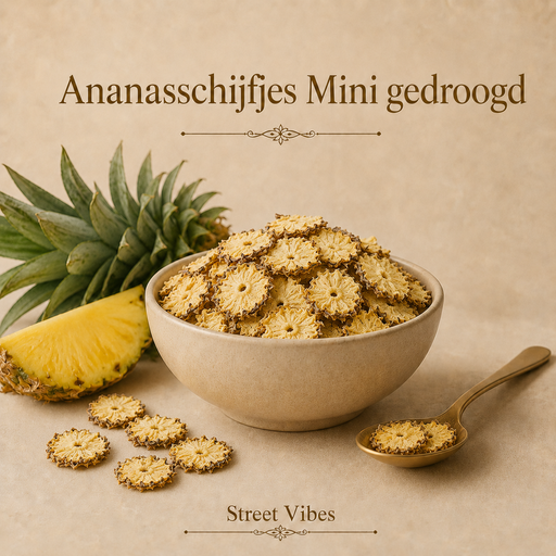 Gedroogde Mini Ananasschijfjes